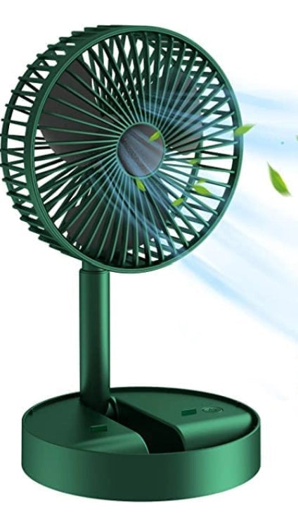 Table Fan High Speed – 2100 RPM Powerful rechargeable fan With 3 Speed Airflow | Noiseless portable fan for home,office,Kitchen| 1800 mAh charging battery fan for Desk