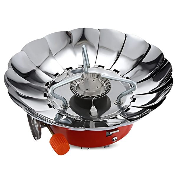 Outdoor Round Windproof Camping Stove | Mini Gas Stove For Camping And Cooking