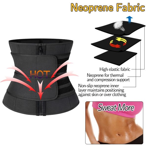 Body Shaper Belts Sport Girdle (black)