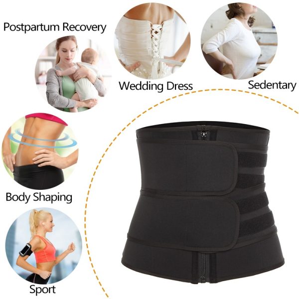 Body Shaper Belts Sport Girdle (black)