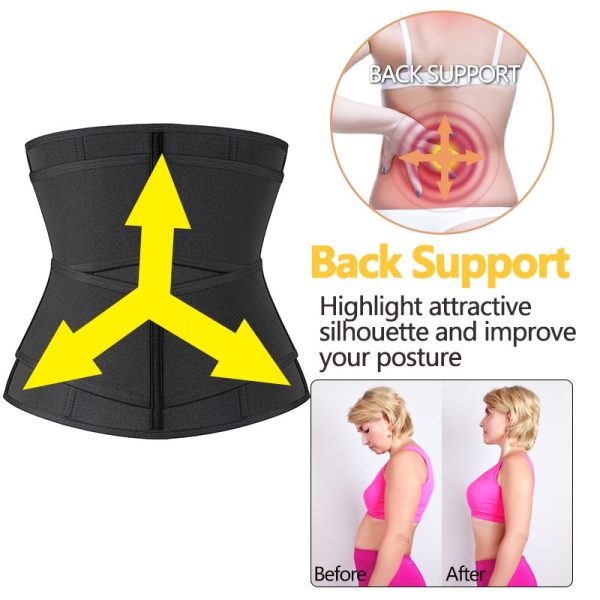 Body Shaper Belts Sport Girdle (black)